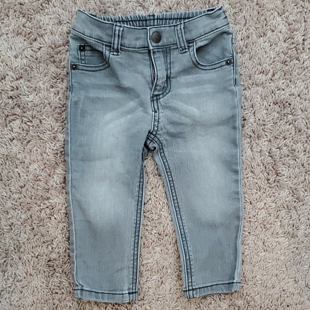 Baby Boy Gray Denim Jeans